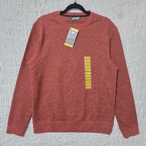 Boulder Creek Men's Red Heather Crewneck Sweater